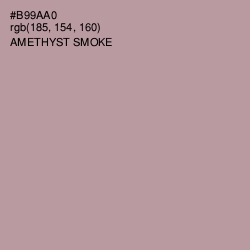 #B99AA0 - Amethyst Smoke Color Image